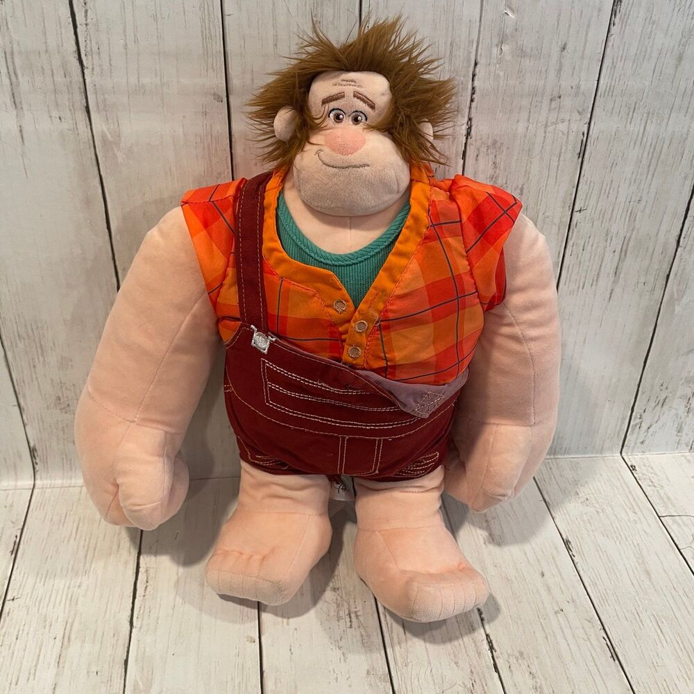 Disney Store Wreck-It Ralph Large Plush Soft Stuffed Figure Toy 14"